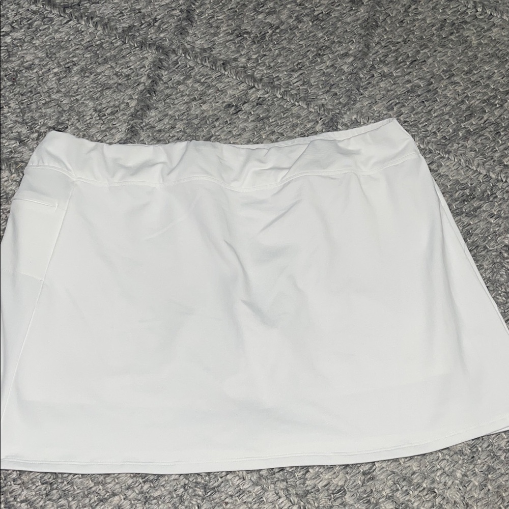 Athleta Mini Skort with Blue and Purple Pattern - Picture 2 of 4